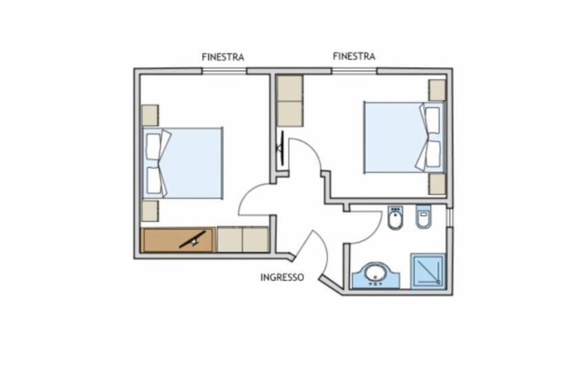 غرفة عائلية, Villa Sole Resort