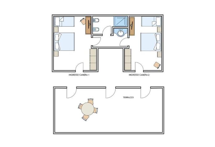 غرفة عائلية, Villa Sole Resort