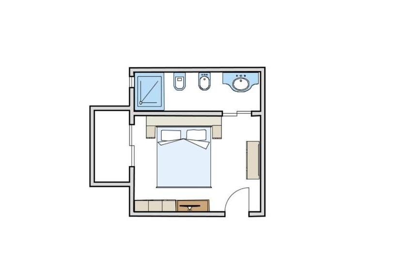 غرفة قياسية مطلّة علي البحر, Villa Sole Resort