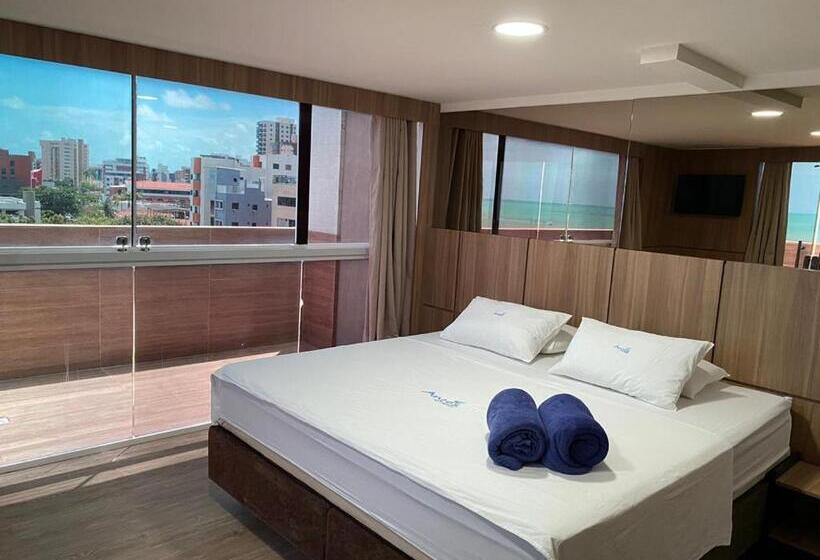 オーシャンビュースタンダードルームバルコニー付き, Anjos Praia