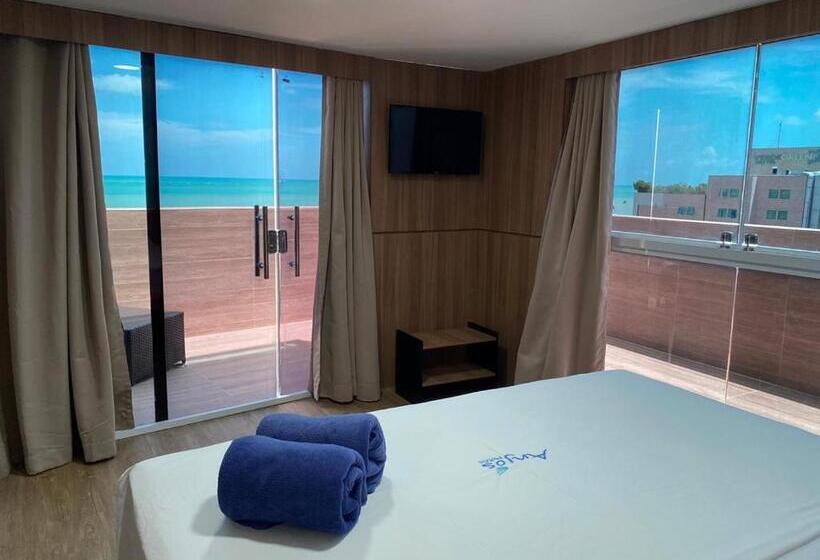 オーシャンビュースタンダードルームバルコニー付き, Anjos Praia