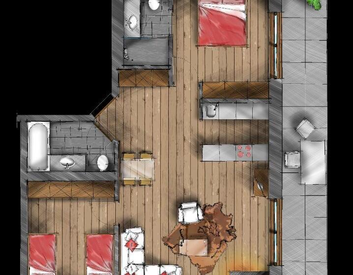 דירת חדר, Ino Petit Chalet