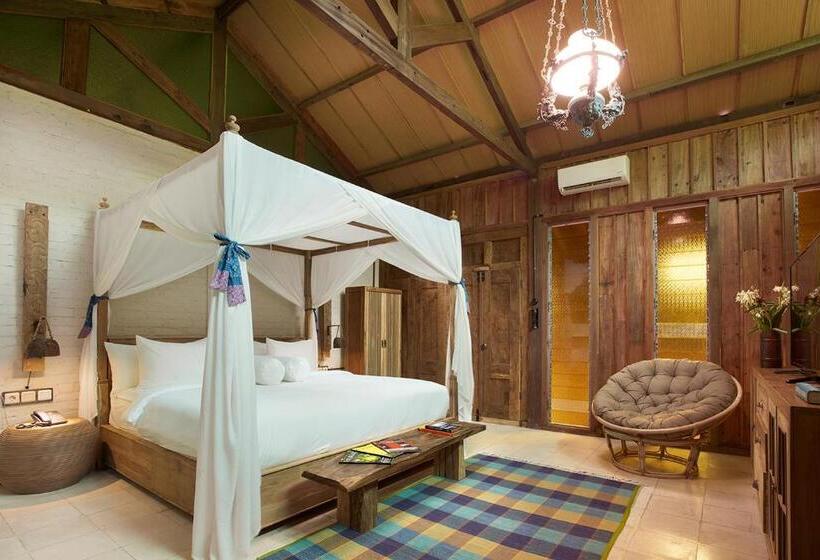 디럭스 룸 킹사이즈 침대, Desa Alamanis Resort Villa