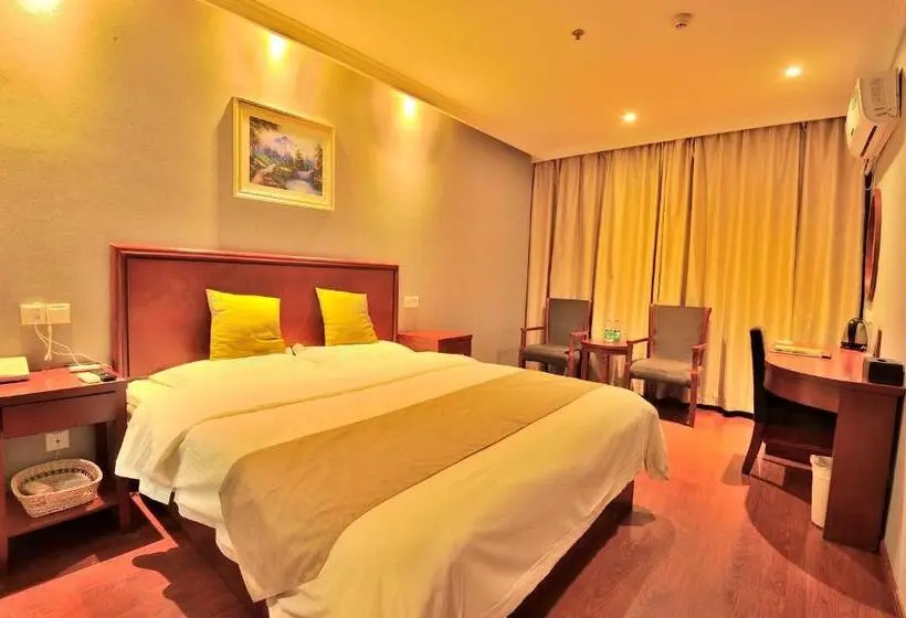 クイーンサイズベッドのスタンダードルーム, Greentree Alliance Jiangsu Suzhou Industrial Park Lianfeng Plaza