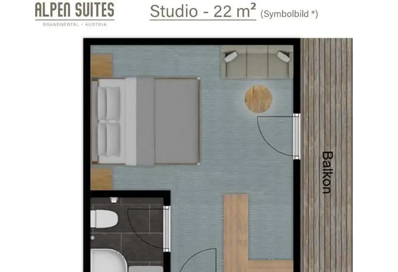 Standard-studio, Alpen Suites Brandnertal
