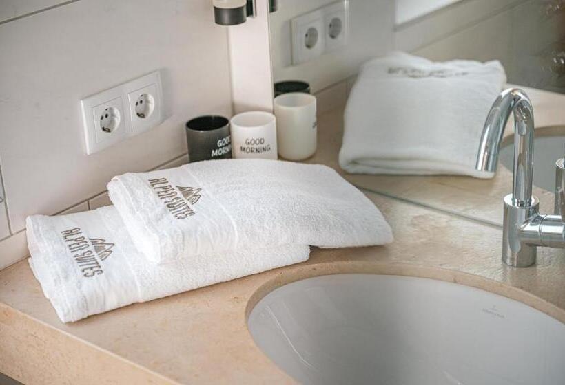 غرفة دور أخير, Alpen Suites Brandnertal