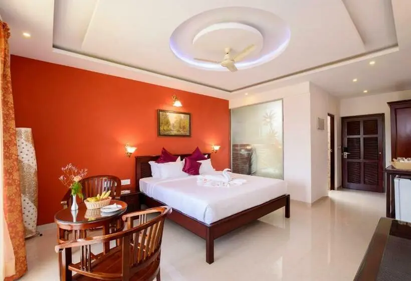 Deluxe-huone Puutarhanäkymä, Praia Da Oura Boutique Resort