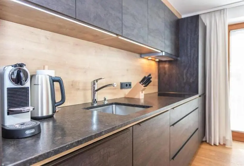 テラス付き1ベッドルームアパートメント, Wanderhotel Kirchner