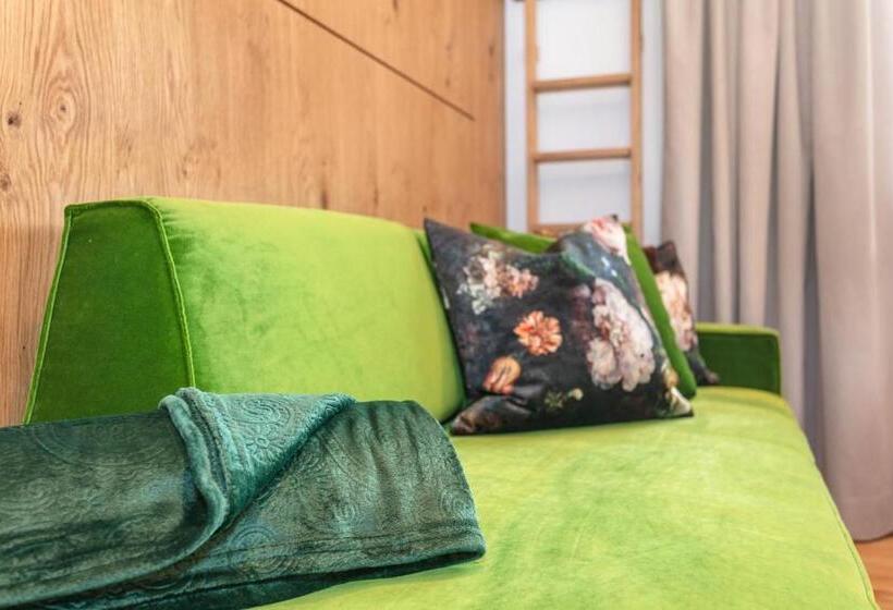 דירה בת חדר שינה 1 עם מרפסת, Wanderhotel Kirchner