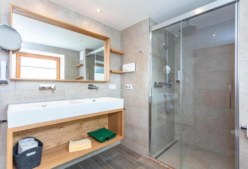 דירה בת חדר שינה 1 עם מרפסת, Wanderhotel Kirchner