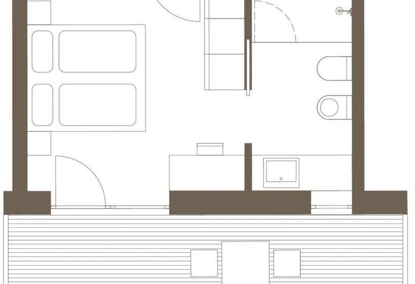 استوديو سوبيريور إطلالة على الجبل, B&b Boutiquehotel Clara