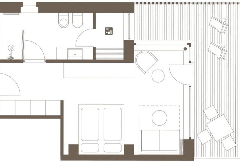 جناح عائلي, B&b Boutiquehotel Clara