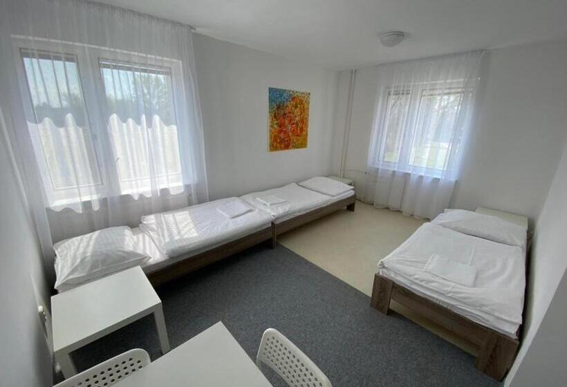 חדר סטנדרט לשלושה עם חדר אמבטיה משוף, Ubytovna Kubra