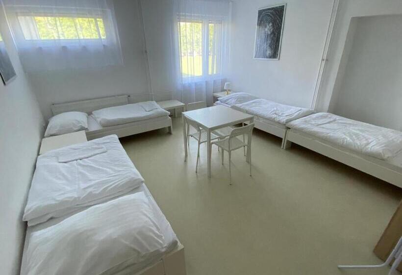 חדר סטנדרטי לארבעה עם חדר אמבטיה משותף, Ubytovna Kubra