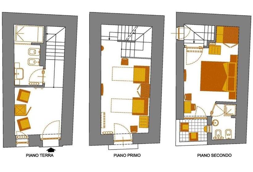 غرفة سوبيريور عائلية, Residenze Portacastello