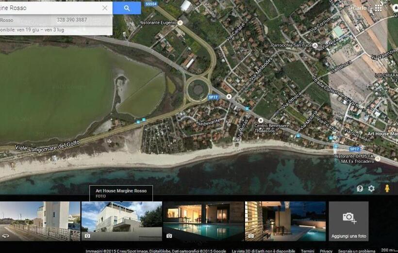 דירת חדר, Art House Quartu   Margine Rosso