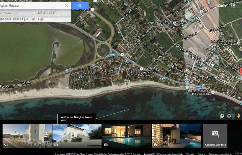 דירת חדר, Art House Quartu   Margine Rosso