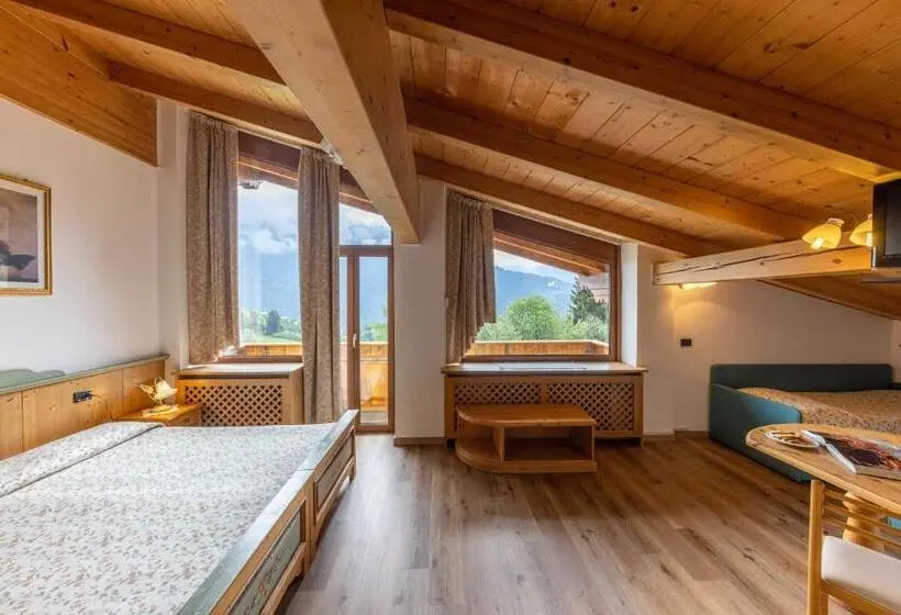スタンダード４人部屋, Chalet Piereni