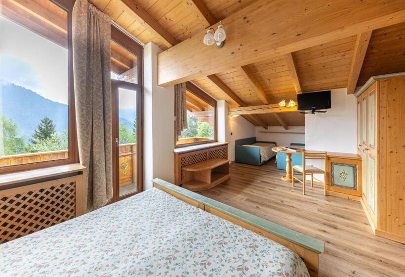 חדר סטנדרט לארבעה, Chalet Piereni