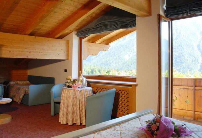 חדר סטנדרט לארבעה, Chalet Piereni