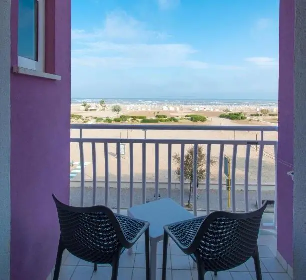 Standardzimmer mit Meerblick & Balkon, Lux