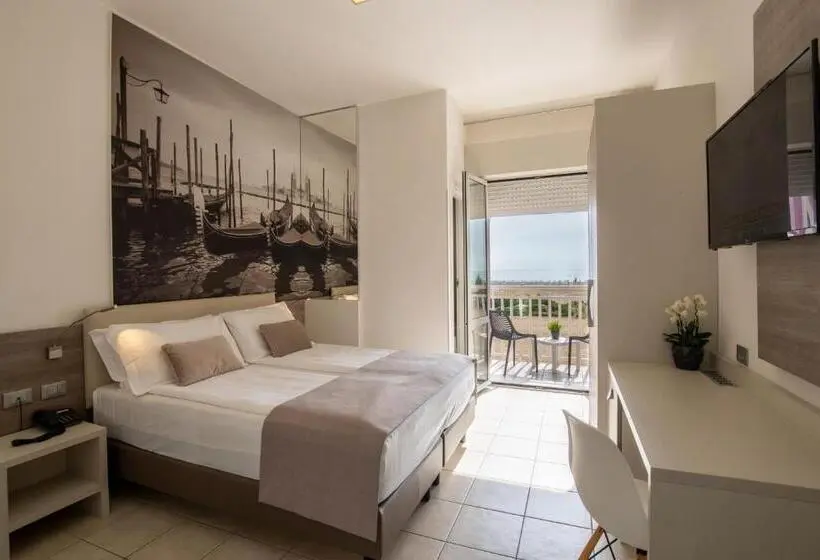 Standardzimmer mit Meerblick & Balkon, Lux