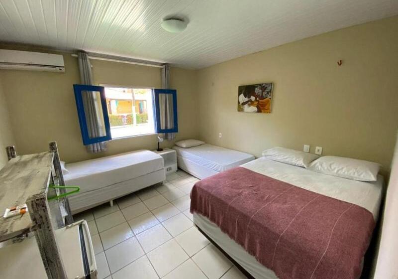 اتاق استاندارد چهار تخته, Pousada Hippopotamus Jeri