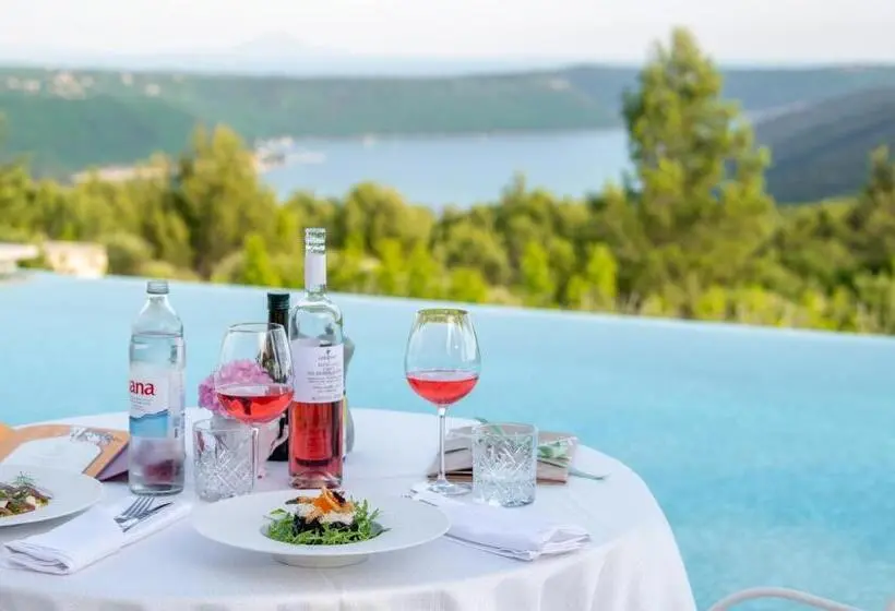 Superior-huone Merinäkymä Parveke, Villa Stefanija Small Boutique Hotel&restaurant