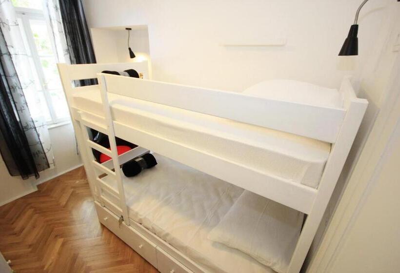 공용 욕실 구비 공동 객실 내의 침대, The Hostel