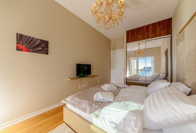 آپارتمان سوپریور 1 خوابه با چشمانداز دریا, Tre Canne