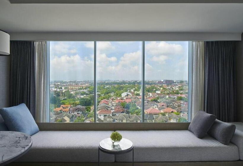 스탠다드 룸 더블 침대 2개, Yogyakarta Marriott