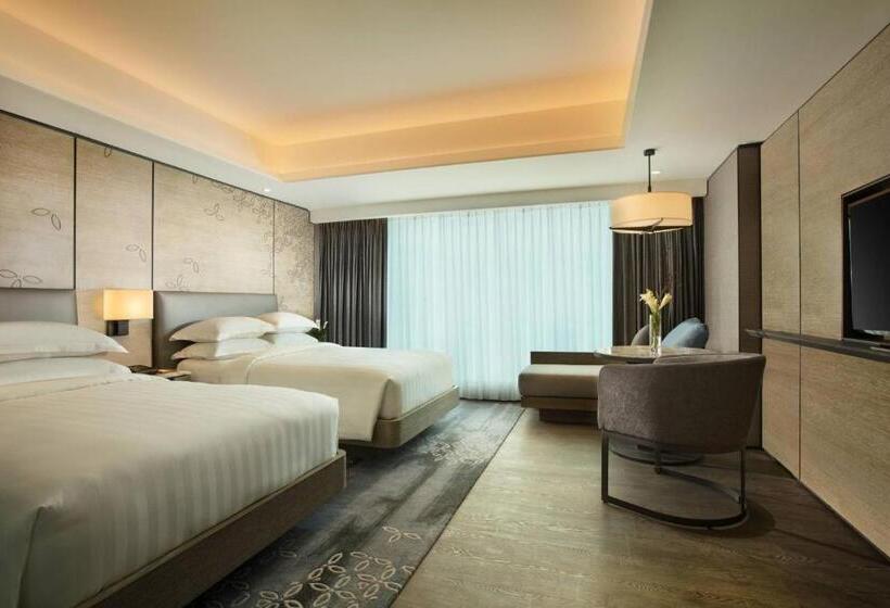스탠다드 룸 더블 침대 2개, Yogyakarta Marriott
