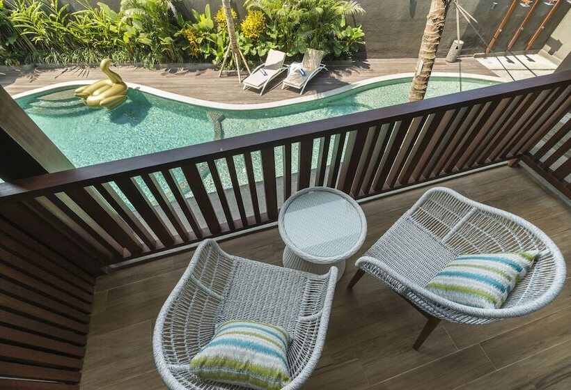 סוויטה נוף לבריכה, Sense Canggu Beach