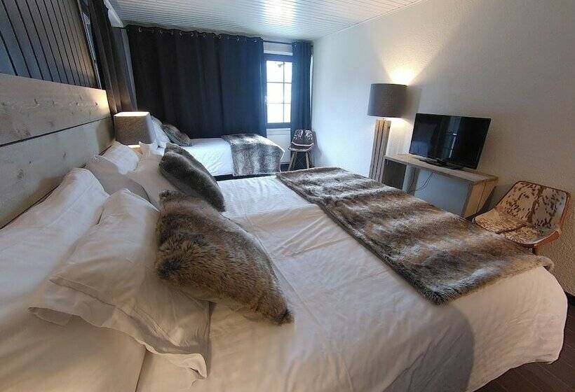 디럭스 트리플 룸, Champoussin Lodge