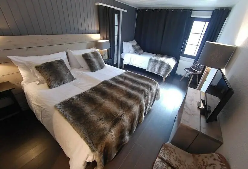 Habitació Triple Deluxe, Champoussin Lodge
