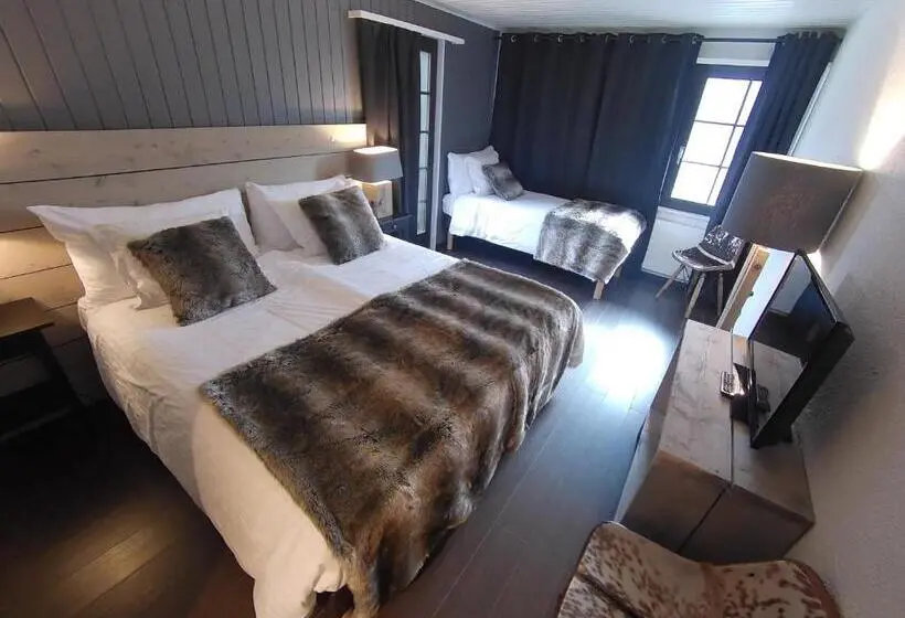 Habitació Triple Deluxe, Champoussin Lodge