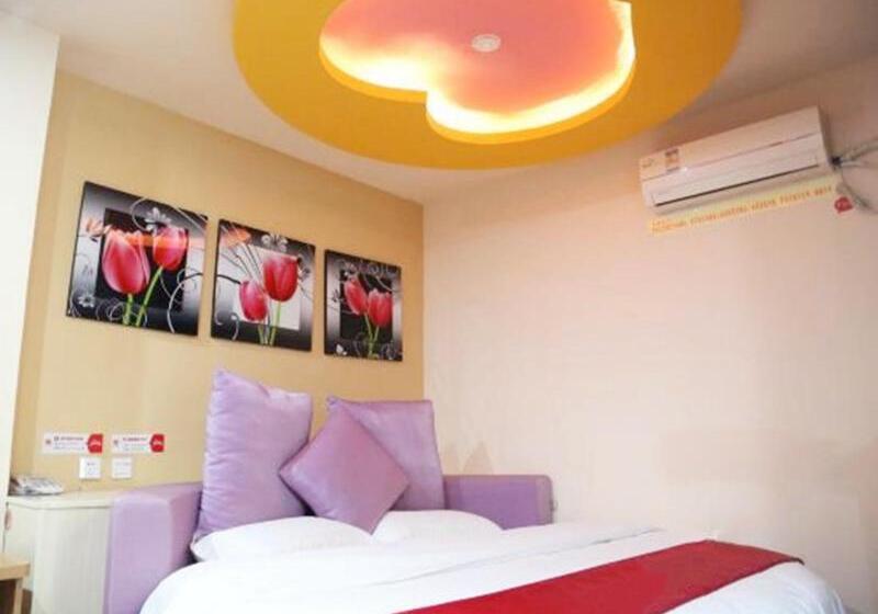 חדר רומנטי, Thank Inn Chain Hotel Shandong Jinan Second Ring East Road Hualong