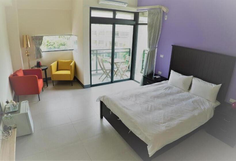 اتاق استاندارد سه تخته با چشم‌انداز, 集集16號 百大金質好客民宿