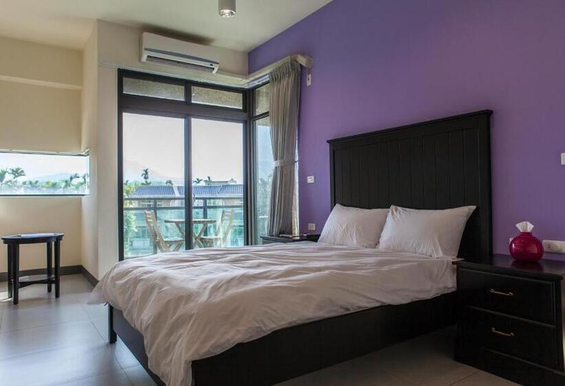 اتاق استاندارد سه تخته با چشم‌انداز, 集集16號 百大金質好客民宿