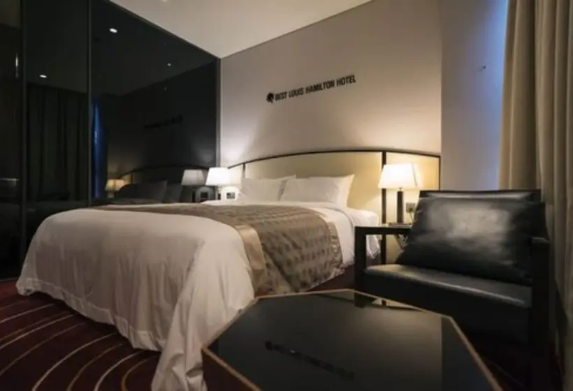 Deluxe-huone King-vuode, Best Louis Hamilton Hotel Changwon