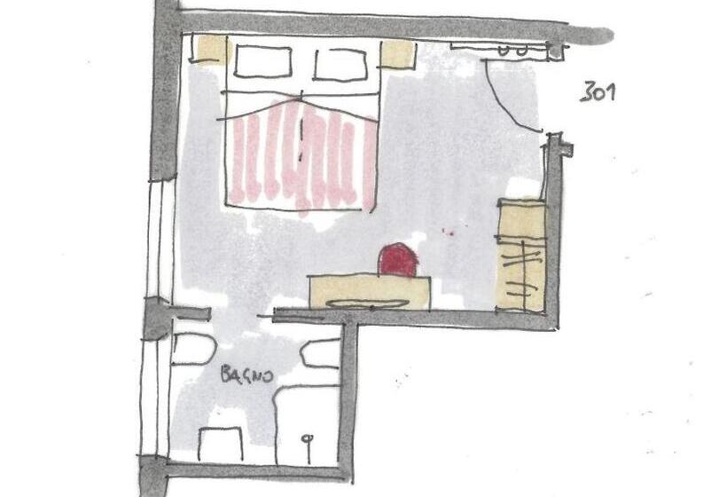 Háromágyas Standard Szoba, Paradiso Conca D Oro