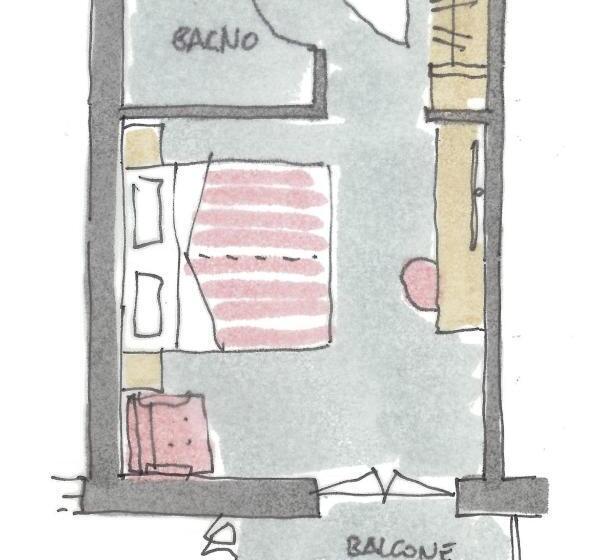 Quarto Estandar com Sacada, Paradiso Conca D Oro