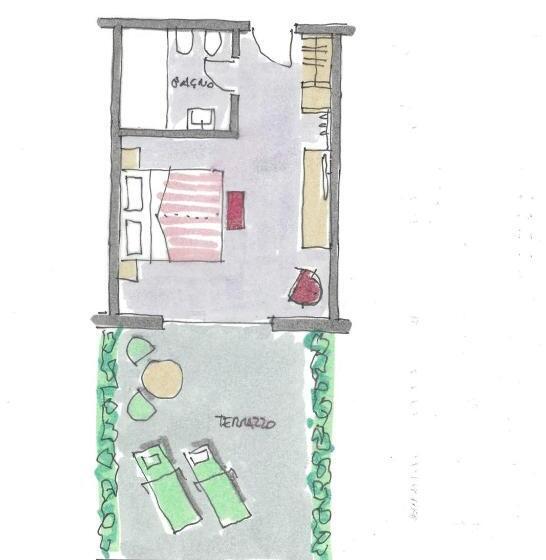 Standard Szoba King Size Bed, Paradiso Conca D Oro