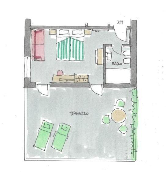 Tóra Néző Deluxe Szoba, Paradiso Conca D Oro