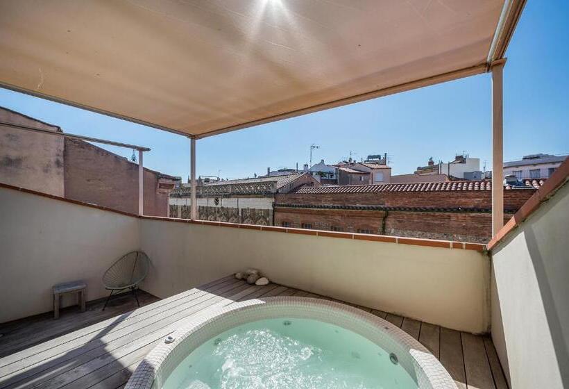 带按摩浴盆的套房, La Loge De Mer   Lodge Urbain