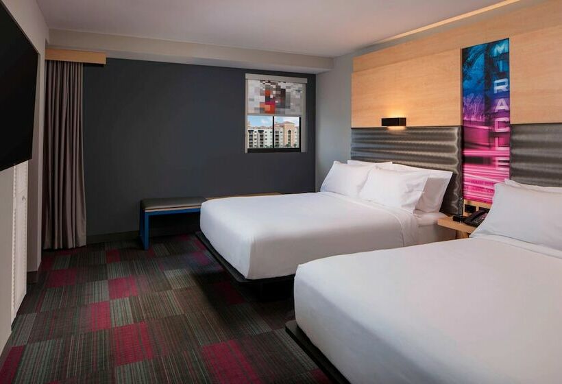 Номер Стандарт 2 Двуспальные Кровати, Aloft Coral Gables