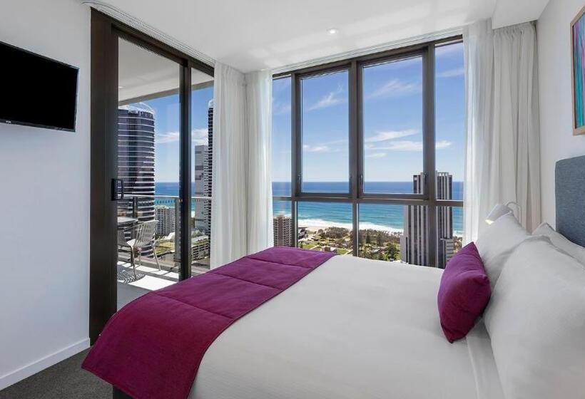 סוויטת פרמיום עם נוף לים, Avani Broadbeach Residences