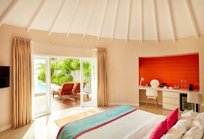 ویلای یک اتاق خوابه با استخر شنا, Sun Siyam Vilu Reef 24 Hour All Inclusive With Free Transfers