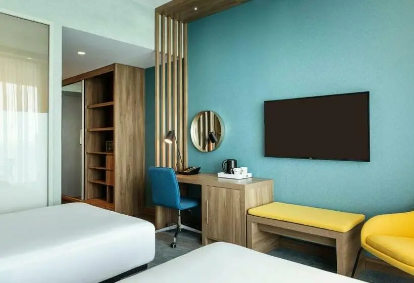 اتاق استاندارد با بالکن و چشم‌انداز دریا, Aloft Palm Jumeirah