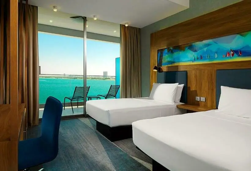 اتاق استاندارد با بالکن و چشم‌انداز دریا, Aloft Palm Jumeirah